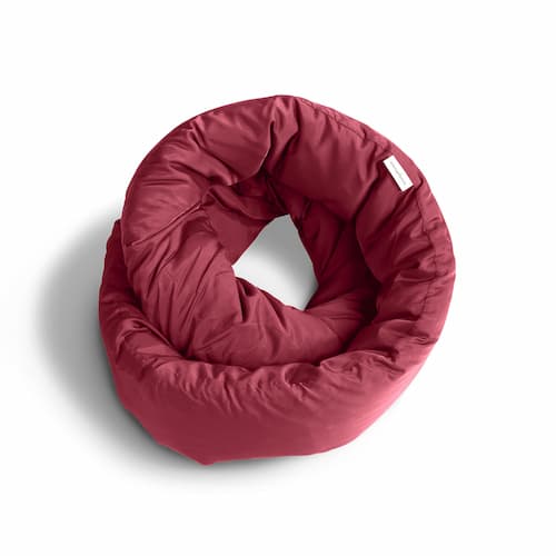 infinity travel pillow burgundy