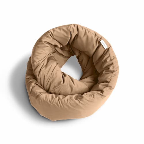 infinity travel pillow tan