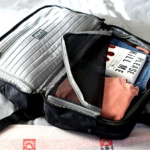 pakt one duffle bag interior