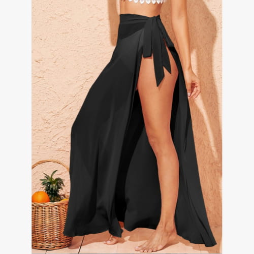 Amazing Wrap Tie Side Cover Up Skirt For Only 12!