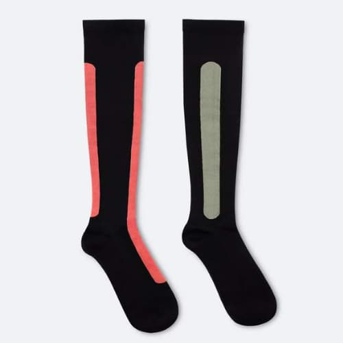 Bamboo Compression Socks Red Green