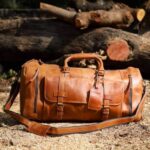 Handmade Duffle Bag or handmade leather duffle bag