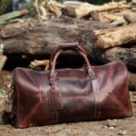 Rustic Leather Duffle Bag