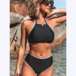 Contrast Binding Bikini