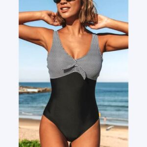 Tie Front Bathing Suit