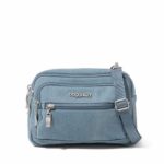 triple compartment handbags baggallini