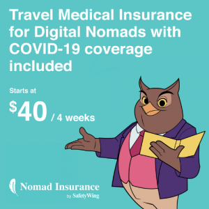 SafetyWing Nomad Insurance covid coverge