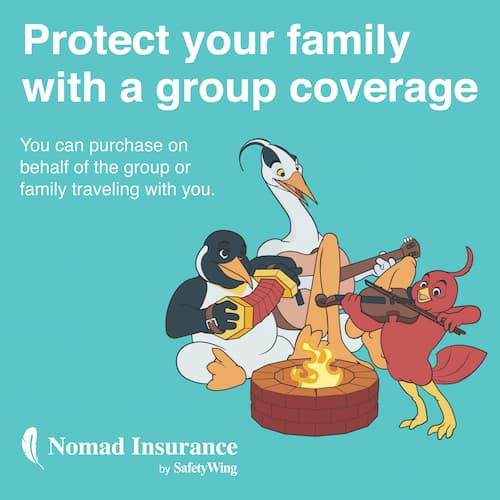 SafetyWing Nomad Insurance Family