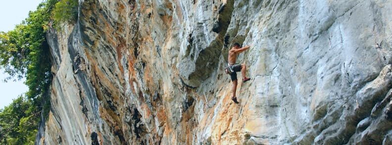 48 hours in koh yao noi rock climbing