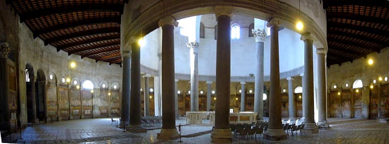 Basilica of Saint Stephen in the Round on the Celian Hill Basilica di Santo Stefano Rotondo al Celio church in Rome