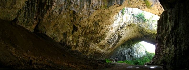 Devetashka Cave ceiling openings