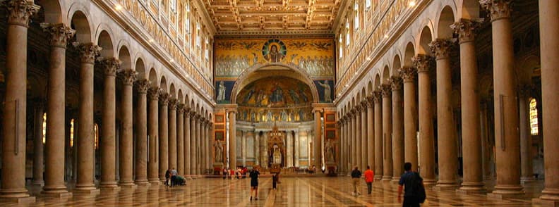 Papal Basilica of Saint Paul Outside the Walls Basilica Papale San Paolo fuori le Mura church in Rome