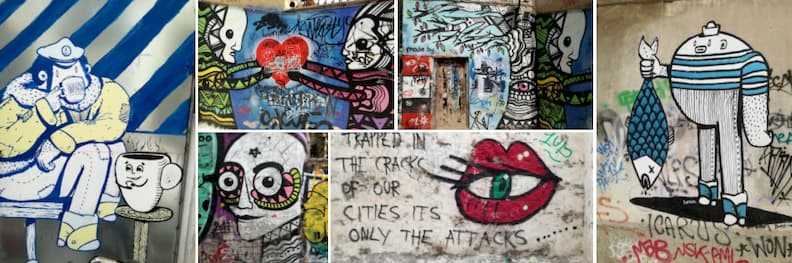 anafiotika street art athens places to visit