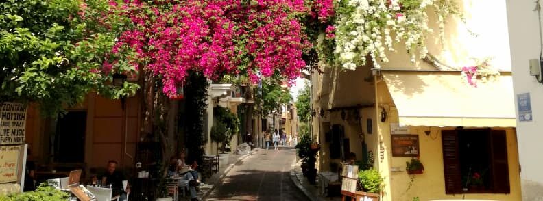 anafiotika street athens anafiotika street athens