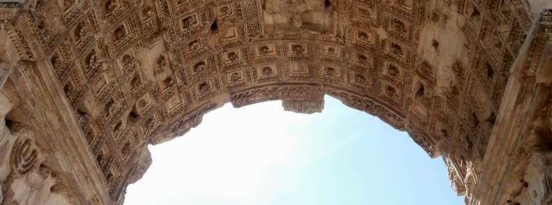 arco di tito roman forum rome