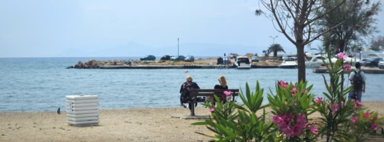 athens coastal tram seaside