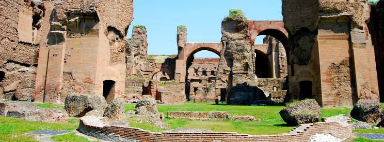 baths caracalla rome archaeological sites