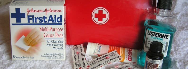 first aid kit for post-lockdown travelers