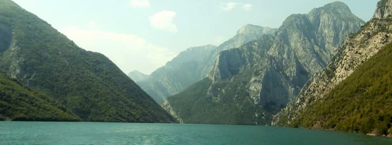 komani lake ferry ride albania