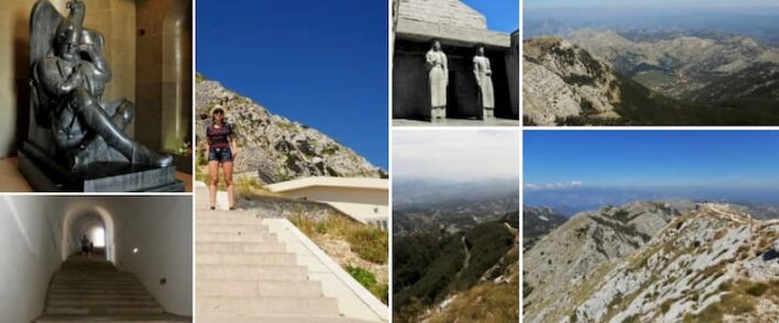 kotor bay njegos mausoleum on mount lovcen