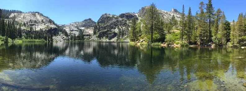 lake tahoe in summer vacation