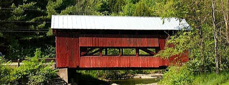 northfield falls covered bridge vermont