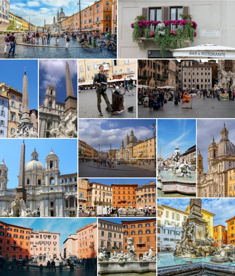 piazza navona rome historical centre