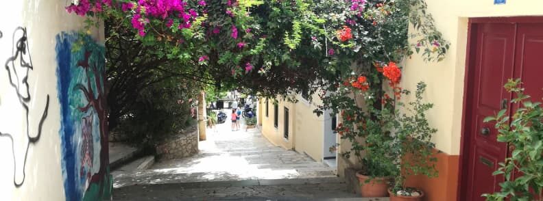 plaka anafiotika athens city