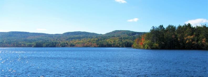 scenic drive in new hampshire pemigewasset lake