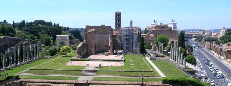 temple of venus and rome holiday itinerary