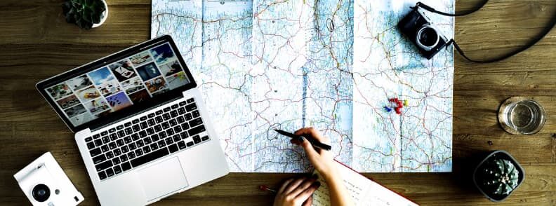 travel planning using a travel blog