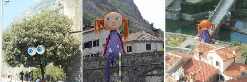 travel to kotor bay red hair doll