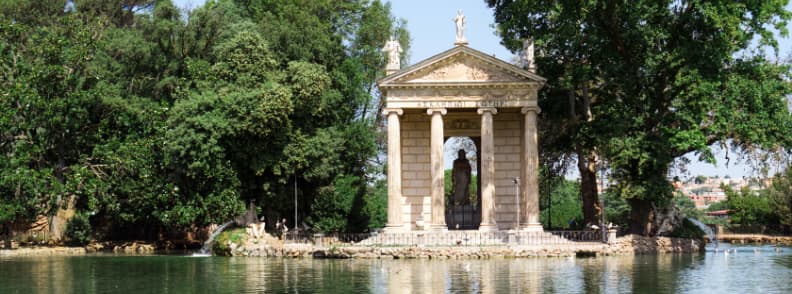 villa borghese park in rome