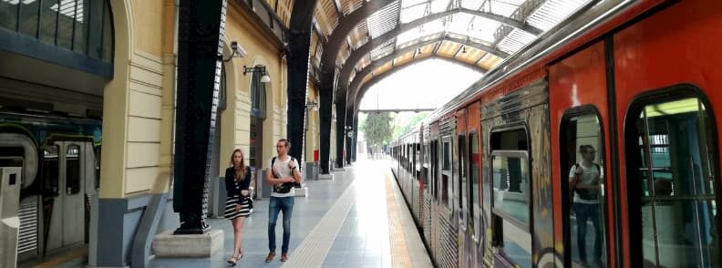 visit to piraeus train station