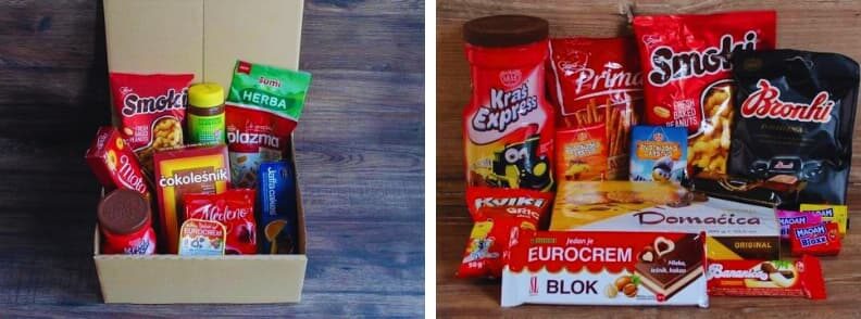 balkan treat snack candy box