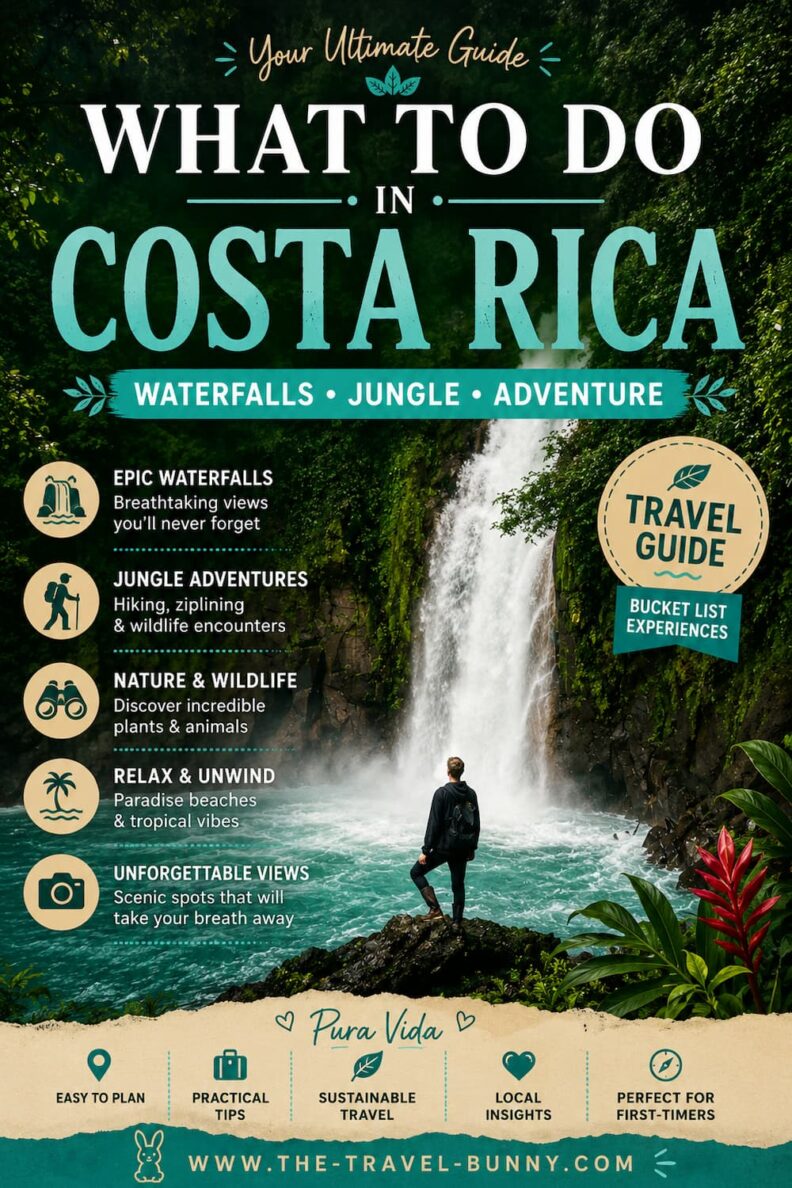 Wondering what to do in Costa Rica? Discover waterfalls, jungle adventures, wildlife, volcanoes, beaches, and unforgettable experiences for your Costa Rica vacation. Perfect for nature lovers and first-time visitors planning a tropical getaway. what to do in costa rica | costa rica travel | costa rica waterfalls | costa rica vacation | costa rica adventures