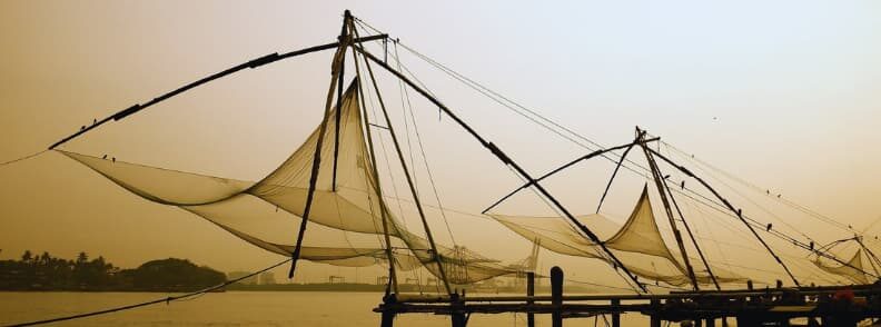 fishing nets at fort cochin kerala