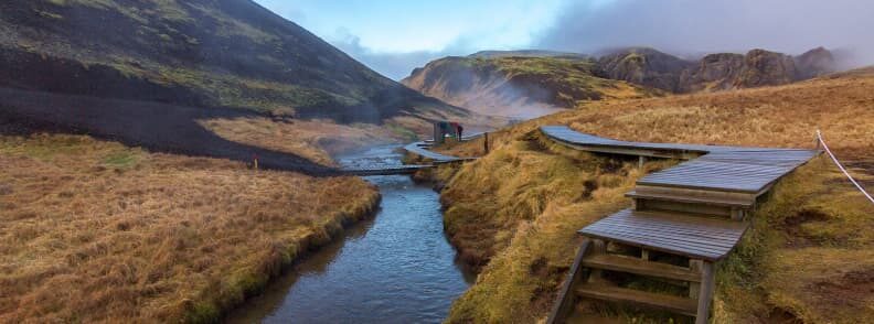 Reykjadalur Hot Spring Thermal River from Reykjavik tour