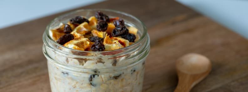 overnight oats camping meal recipe