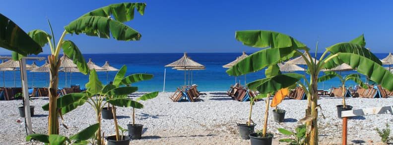 dhermi beach albanian riviera