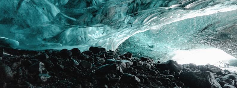 ice cave iceland vacation solo