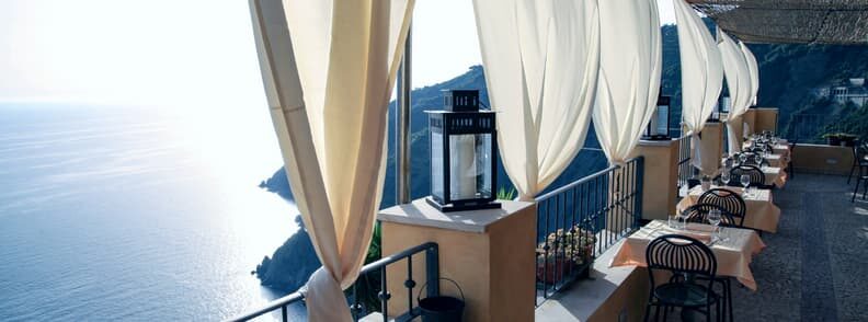 restaurant with a view in cinque terre village