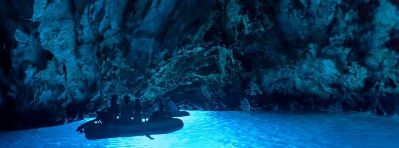 bisevo blue cave from split tour