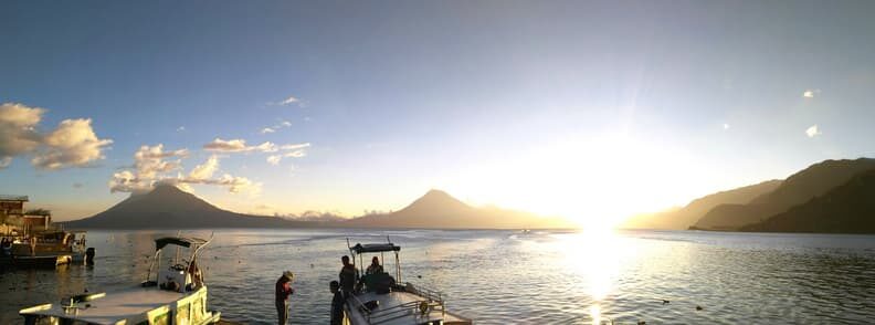 getting around lake atitlan by boat