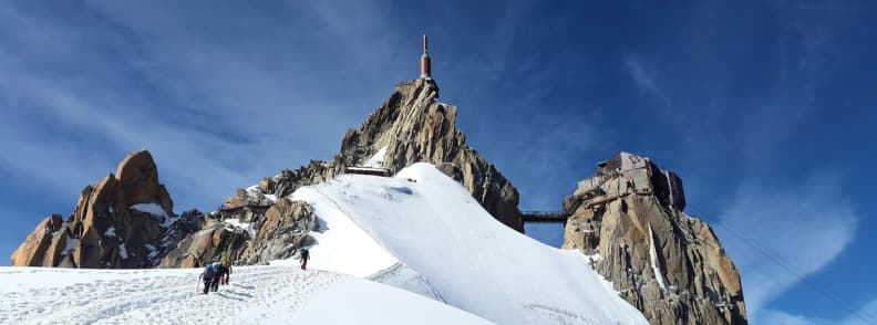 Mont Blanc France itineraries for thrill seekers