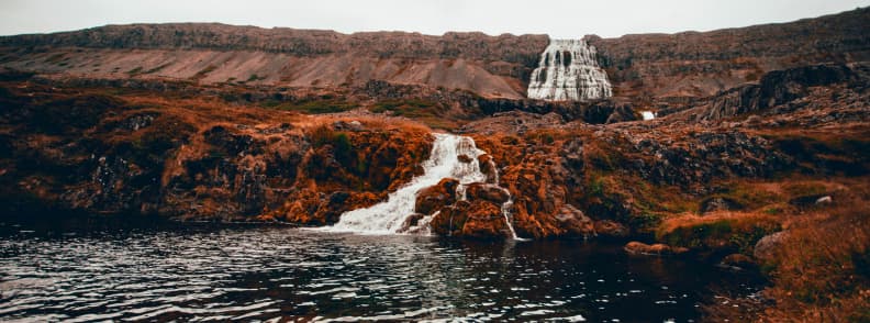 Dynjandi waterfalls in Iceland