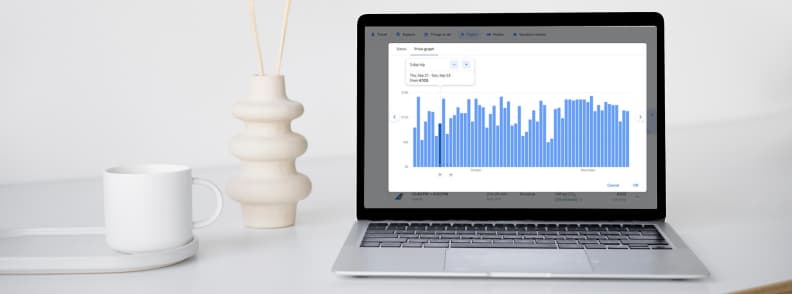 google flights guide price graph