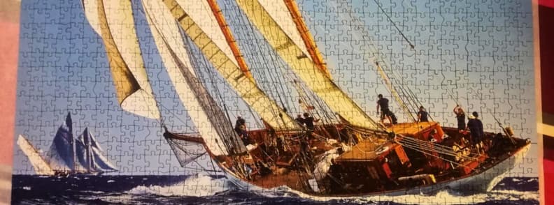 sailing puzzle completed