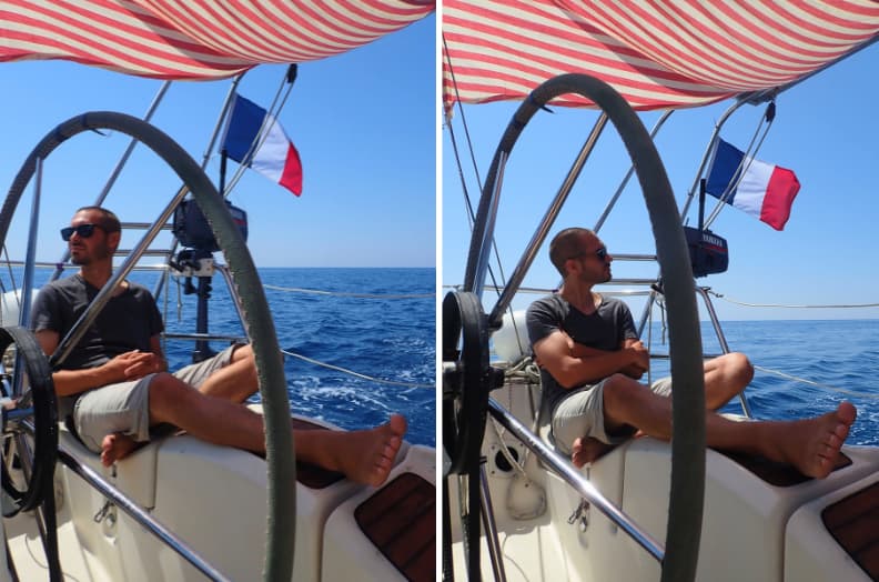 mathieu letailleur sailing to loano italian riviera