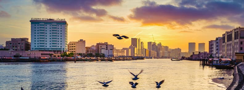 dubai creek cruise views